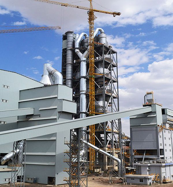 Linha de produção de cimento com uma produção de 5000 t/d para o Grupo Dangote na Etiópia