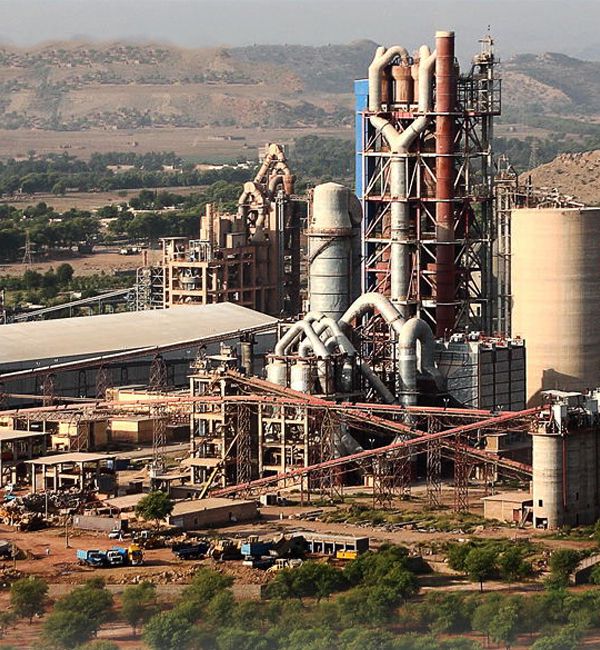 Linha de produção de cimento com uma produção de 7800 t/d para Kohat no Paquistão