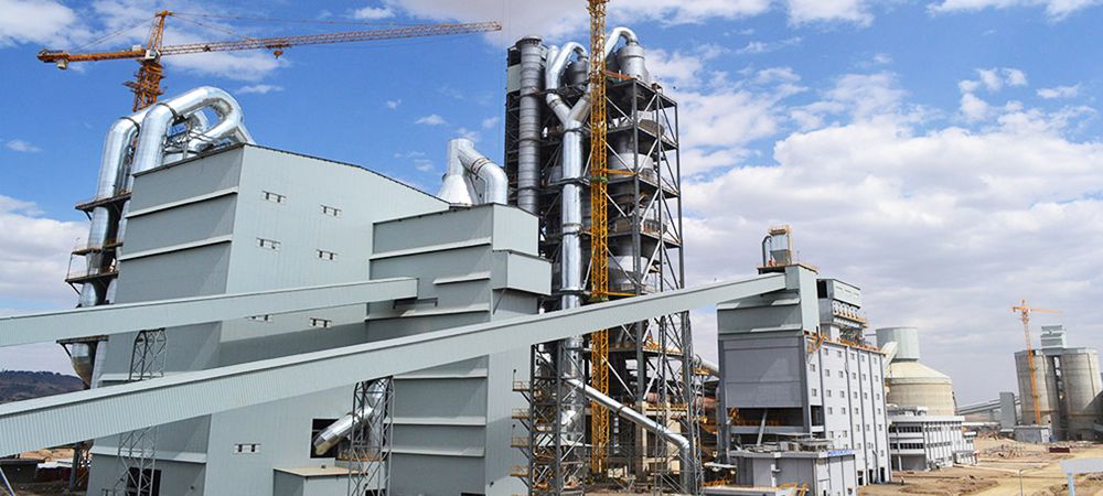 Linha de produção de cimento com uma produção de 5000 t/d para o Grupo Dangote na Etiópia
