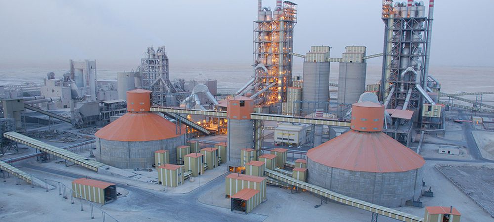 Duas linhas de produção de cimento com uma produção de 10.000 t/d para a CCC na Arábia Saudita